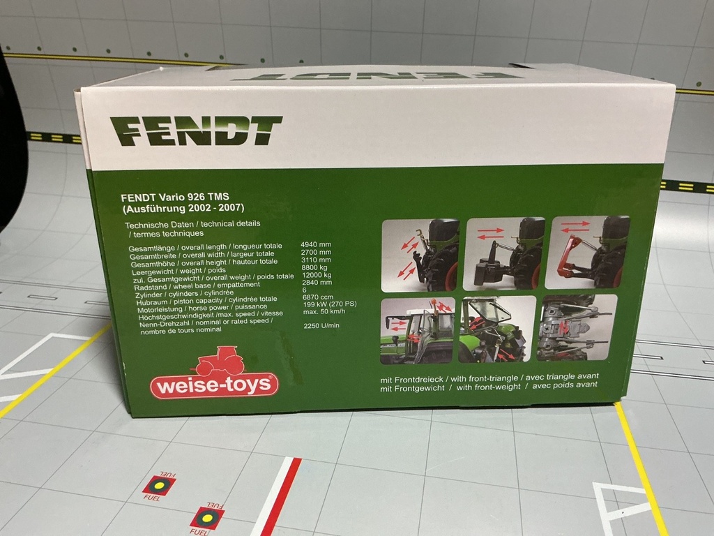 1/32 WEISE TOYS AGCO FENDT VARIO 926 TMS { DISPLAYED} image