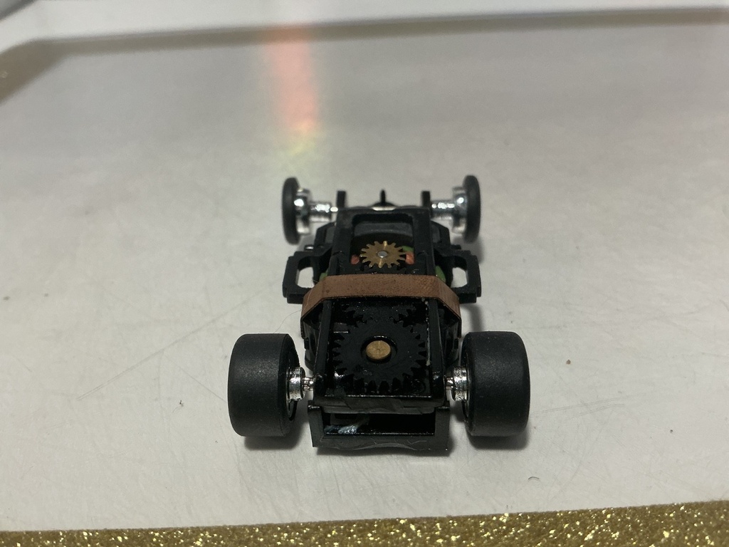 JOHNNY LIGHTNING PLAYING MANTIS X TRACTION SLOT CAR ONLY #1 image