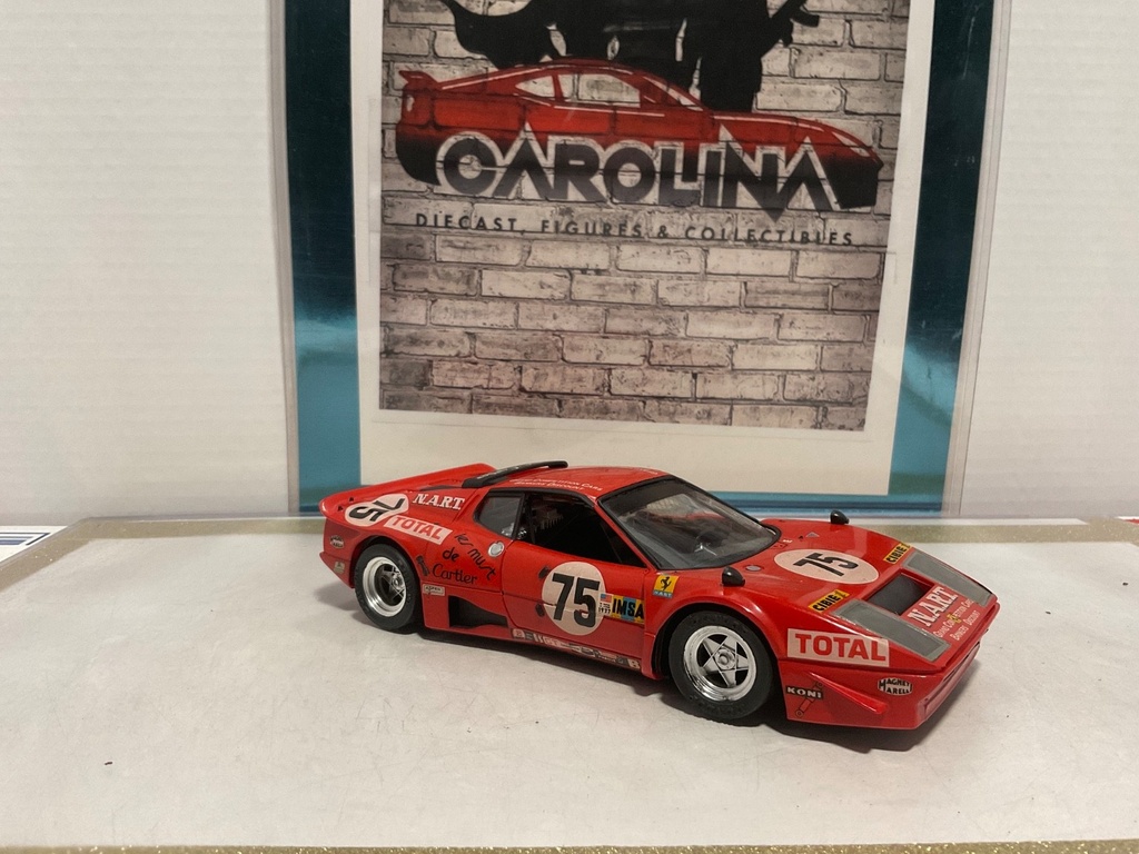 1:24 FERRARI 365 GT4 #75 NART PLASTIC MODEL KIT image