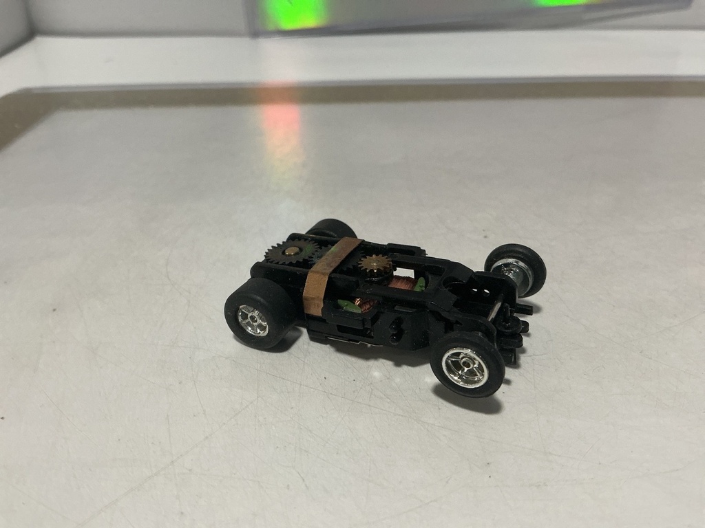 JOHNNY LIGHTNING PLAYING MANTIS X TRACTION SLOT CAR ONLY #4 image