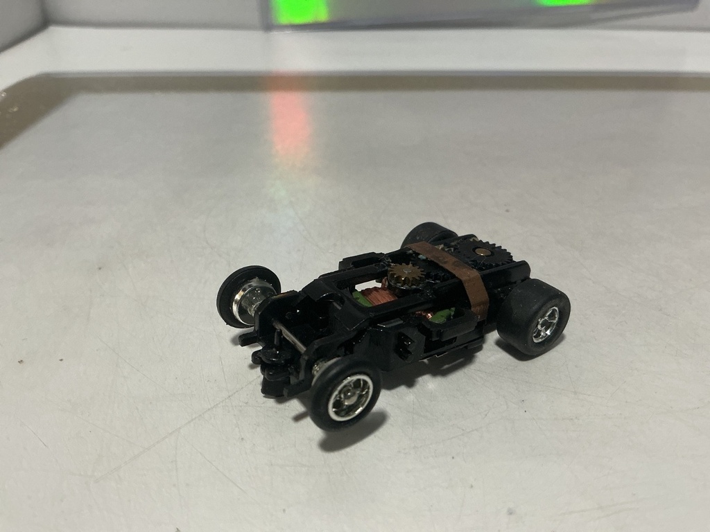 JOHNNY LIGHTNING PLAYING MANTIS X TRACTION SLOT CAR ONLY #5 image