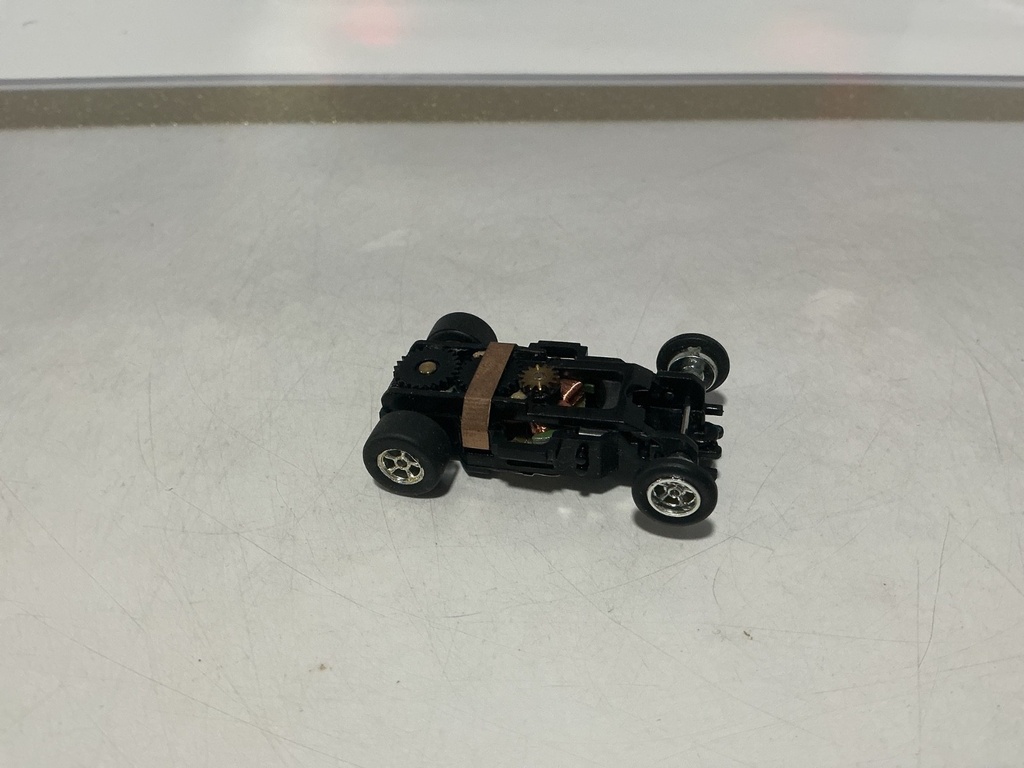 JOHNNY LIGHTNING PLAYING MANTIS X TRACTION SLOT CAR ONLY #9 image
