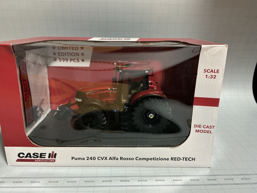 1/32 UNIVERSAL HOBBIES PUMA 240 CVX ALFA ROSSO  RED  {DISPLAYED,BROKEN PIECES }. image