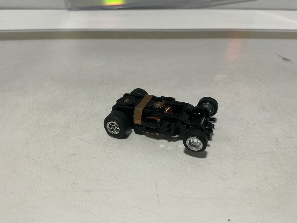 JOHNNY LIGHTNING PLAYING MANTIS X TRACTION SLOT CAR ONLY #14 image