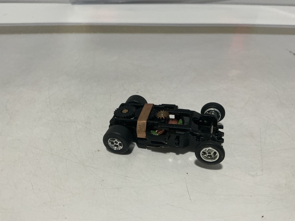 JOHNNY LIGHTNING PLAYING MANTIS X TRACTION SLOT CAR ONLY #17 image