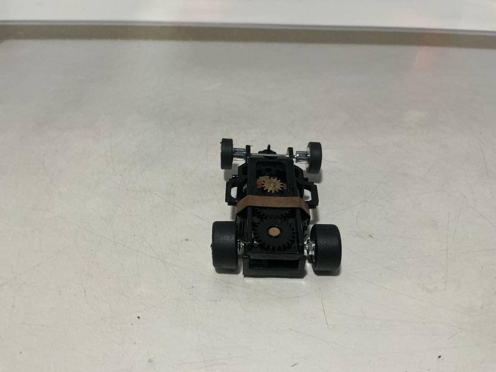 JOHNNY LIGHTNING PLAYING MANTIS X TRACTION SLOT CAR ONLY #18 image
