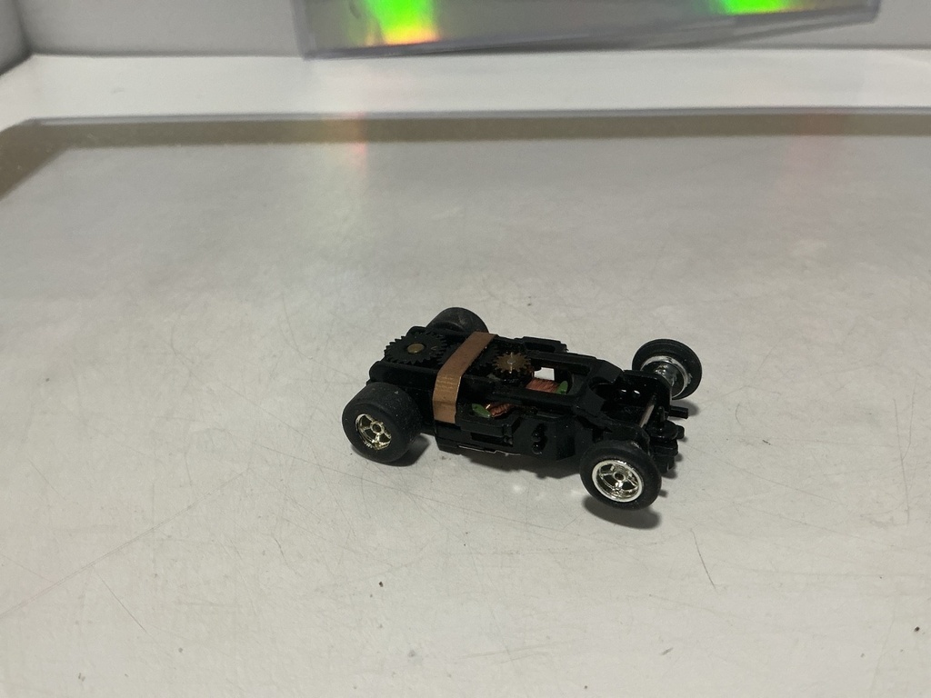JOHNNY LIGHTNING PLAYING MANTIS X TRACTION SLOT CAR ONLY #19 image