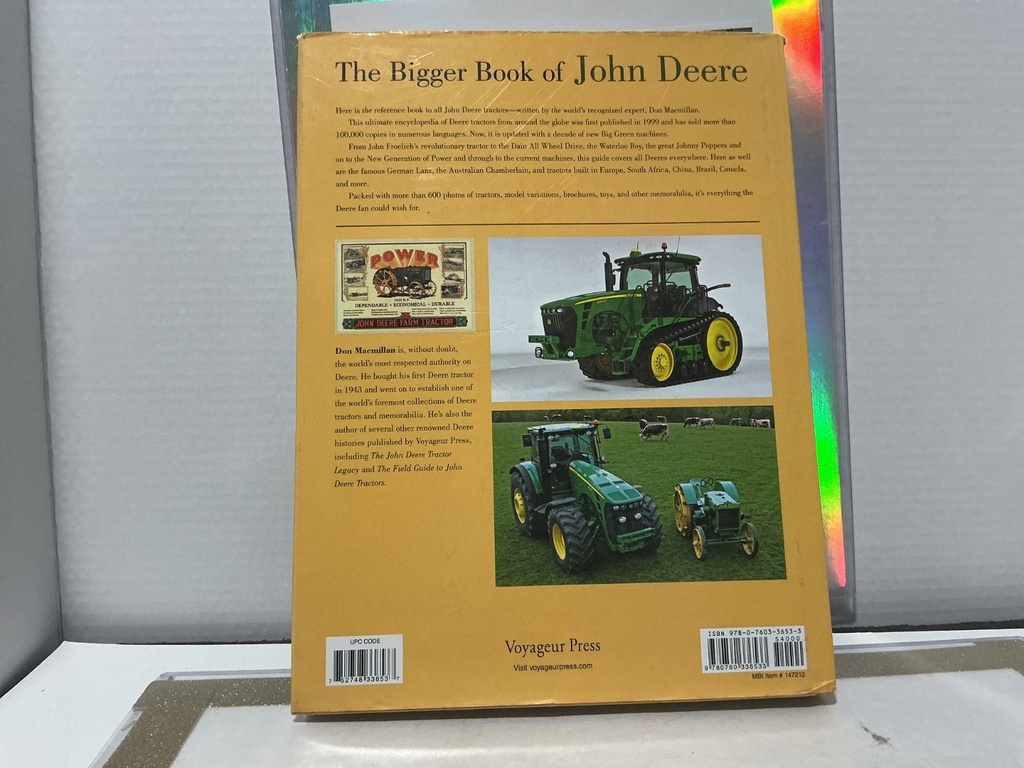 THE BIGGER BOOK OF JOHN DEERE - MODEL BY MODEL ENCLOYCLOPEDIA DON MACMILLAN image