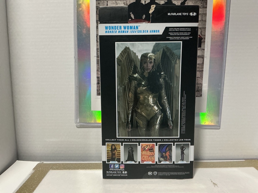 DC MULTIVERSE: WONDER WOMAN 1984 GOLDEN ARMOUR [TAB MISSING] image