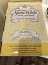 WALT DISNEY SNOW WHITE & SEVEN DWARFS PORCELAIN DOLLS SET OF 8 BOXED & 745 /2500 image