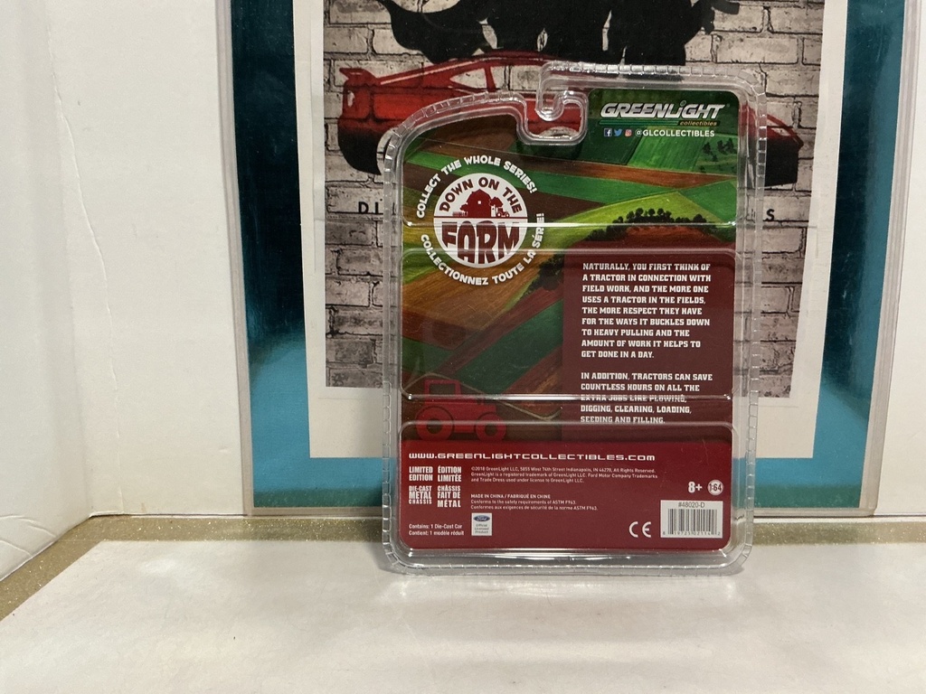 1/64 SCALE - GREENLIGHT - DOWN ON THE FARM - 1986 FORD 5610 OHIO DOT image