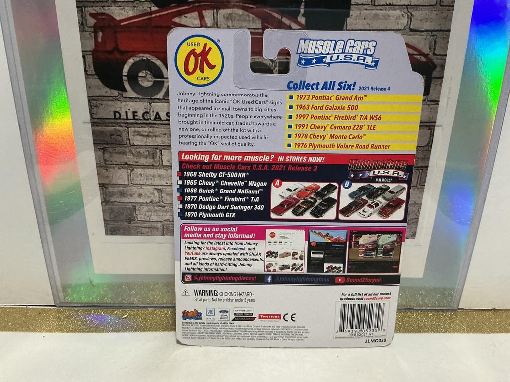 1/64 JOHNNY LIGHTNING - USED OKAY CARS - 1978 CHEVY MONTE CARLO image