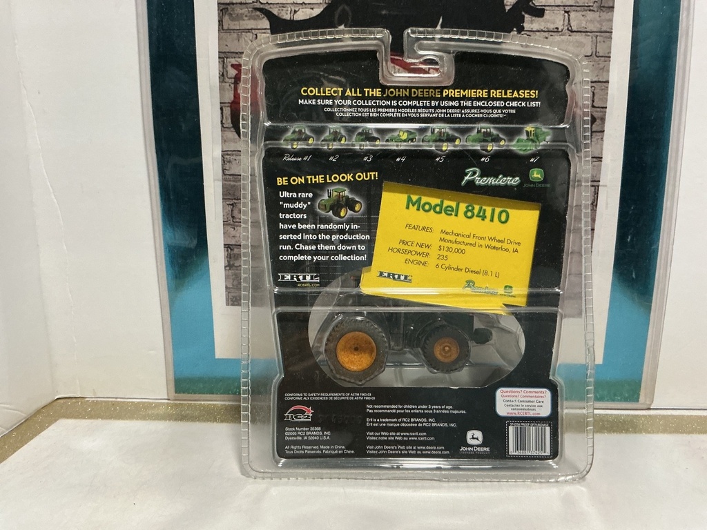 1/64 SCALE - JOHN DEERE PREMIERE - MODEL 8410 DIRTY VERSION image