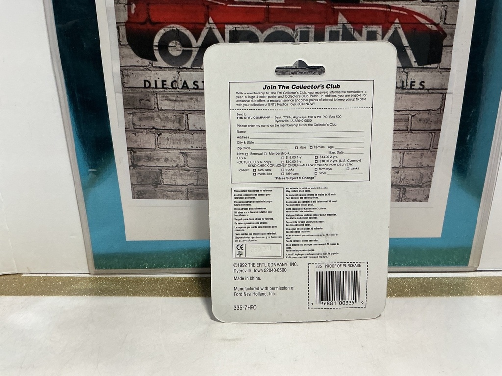 1/64 SCALE - ERTL FORD TRACTOR 7840 W/ DUAL WHEELS image