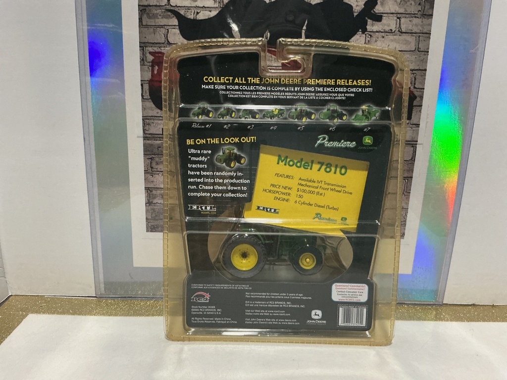 1/64 - ERTL - PREMIERE JOHN DEER MODEL 7810 image