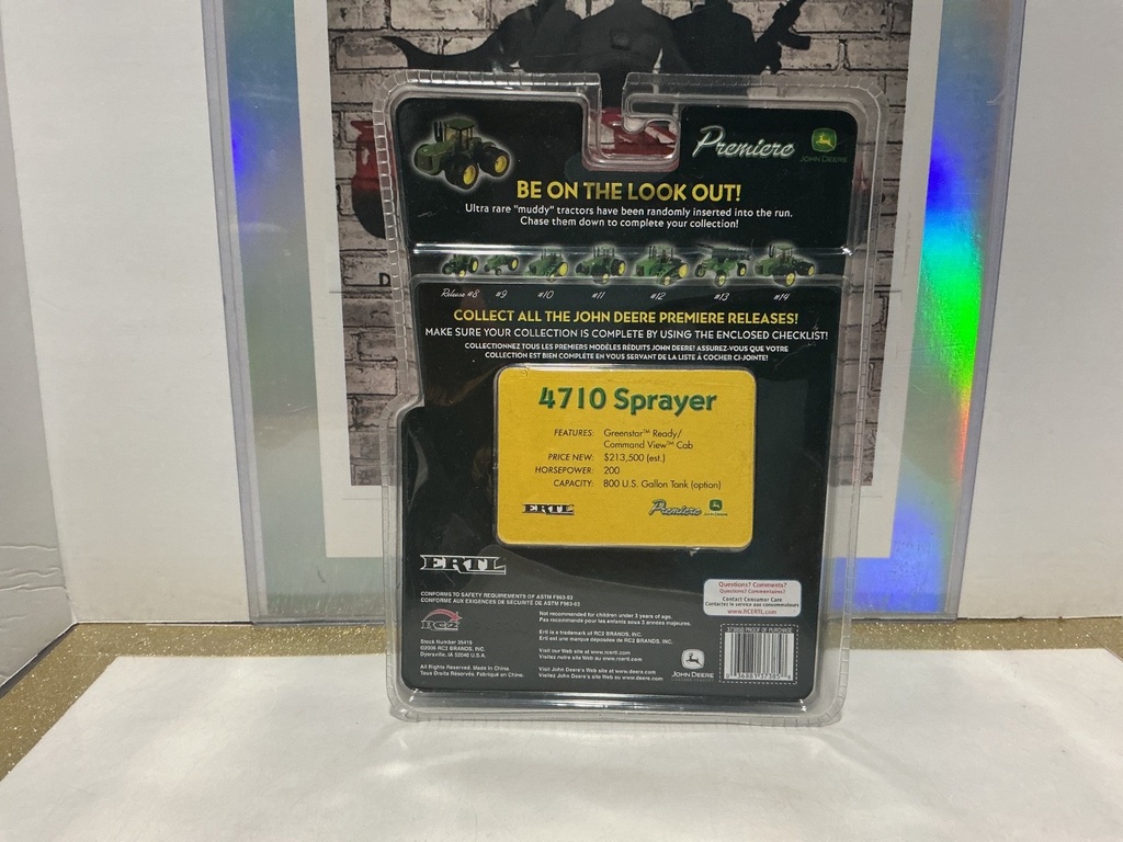 1/64 - ERTL - PREMIERE JOHN DEER 4710 SPRAYER image