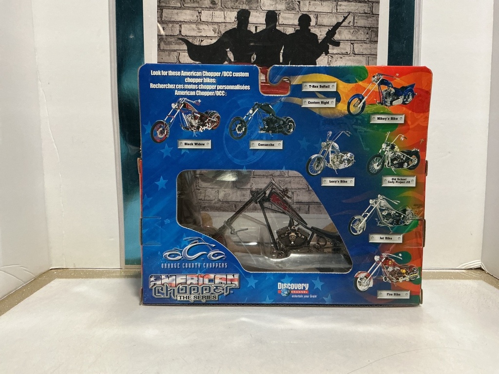 1/18 SCALE O.C.C. CHOPPERS - PAUL SR. CUSTOM RIGID SCUFF ON BOX image