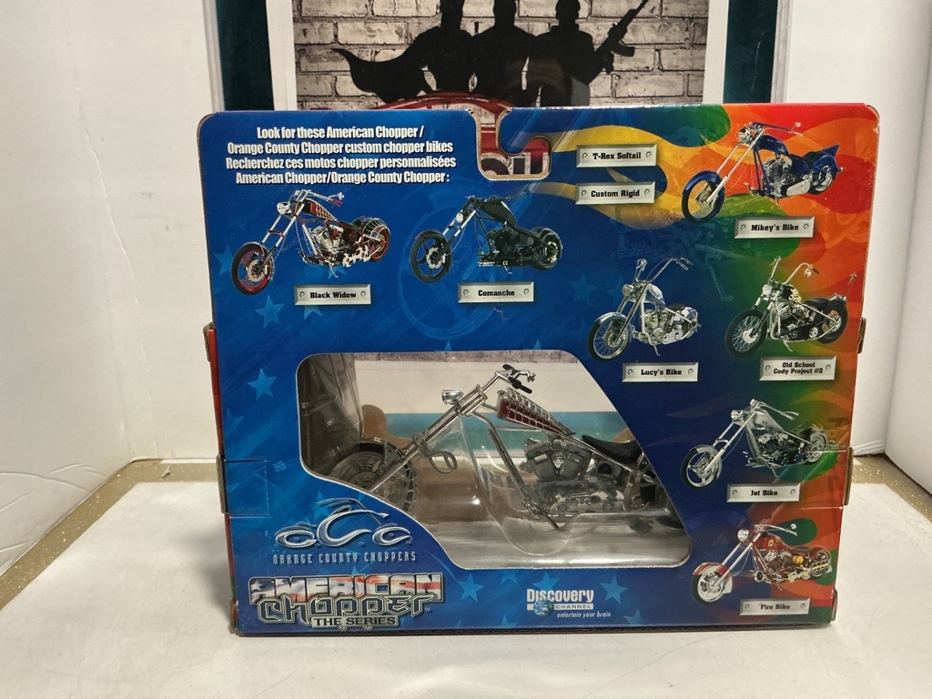 1/18 SCALE O.C.C. CHOPPERS - BLACK WIDOW LIMITED EDITION image