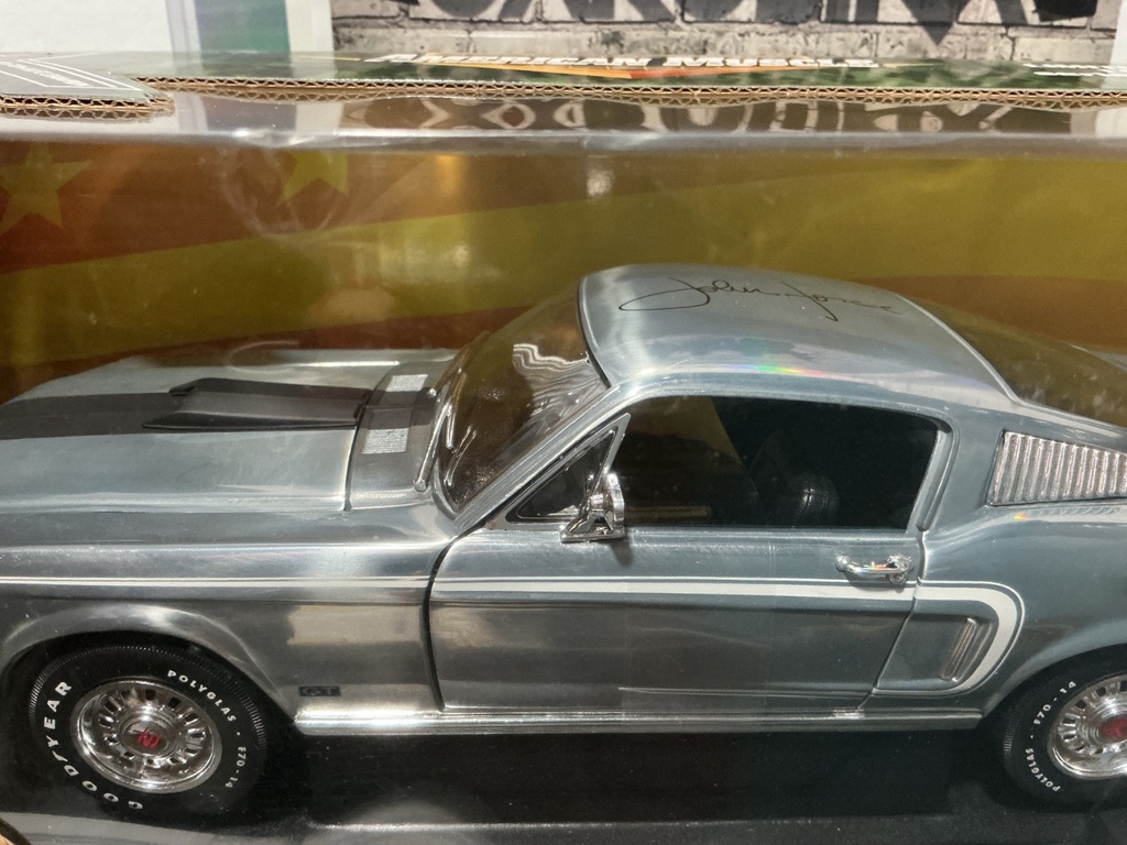 1/18 ERTL/JOHN FORCE SIGNATURE SERIES 1 OF 2499 - 1968 MUSTANG CJ 428 image