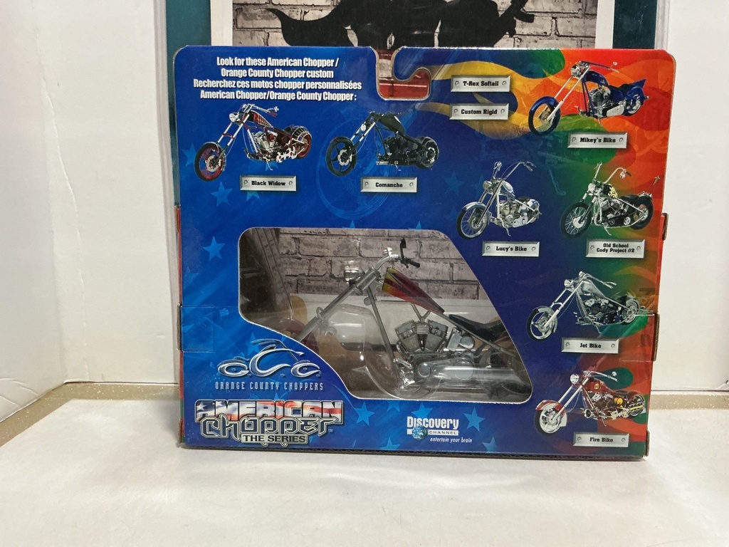 1/18 SCALE O.C.C. CHOPPERS - T-REX SUNBURST SCUFF ON BOX image