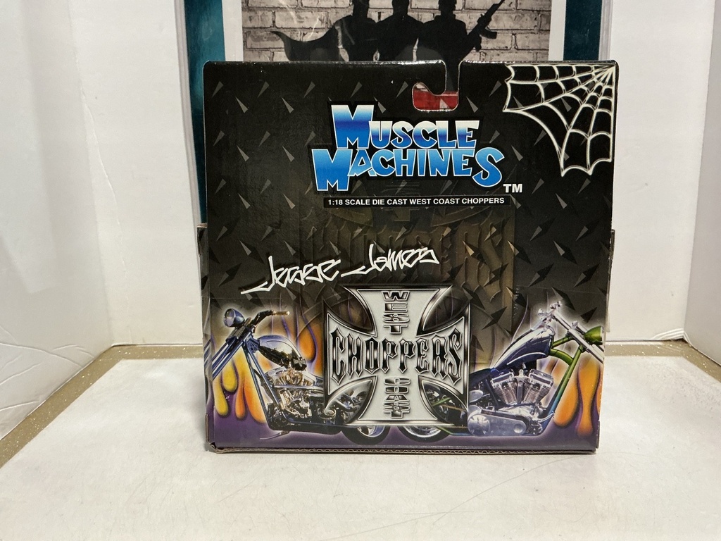 1/18 SCALE WEST COAST CHOPPERS- EL DIABLO II SCUFF ON BOX image