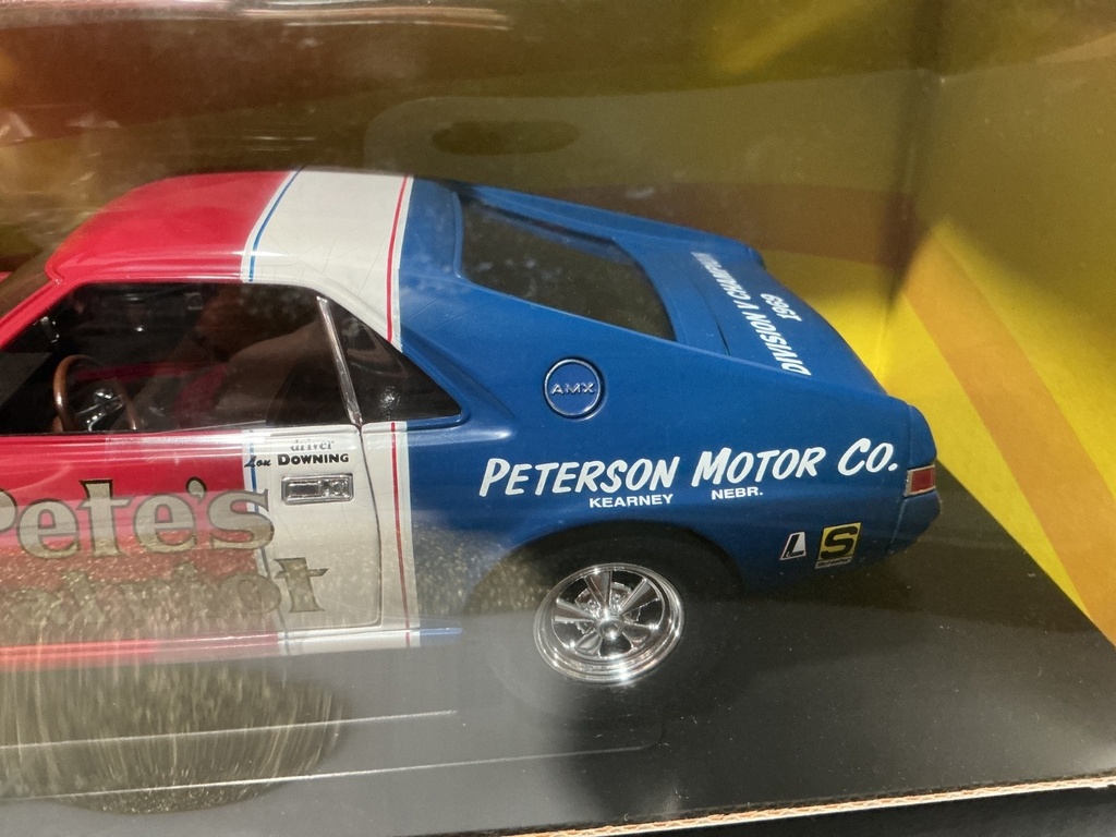 1/18 ERTL / AMERICAN MUSCLE ‘69 S/S AMX PETE’S PATRIOT [PAINT ISSUES ON CAR] image