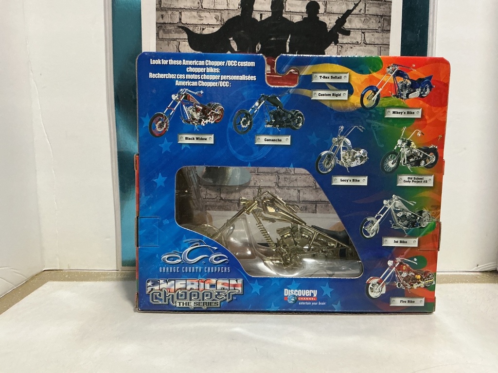1/18 SCALE O.C.C. CHOPPERS - [LIMITED EDITION] JET BIKE SCUFF ON BOX image