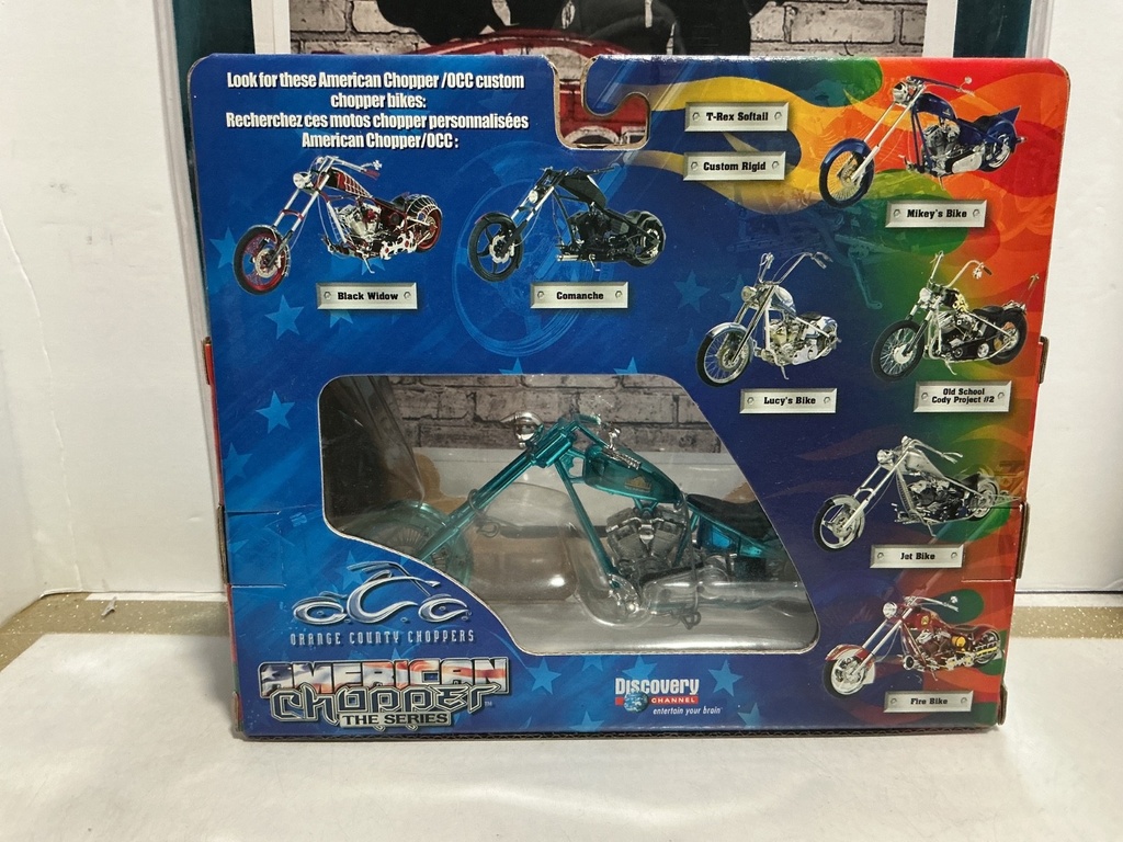 1/18 SCALE O.C.C. CHOPPERS - MIKEY’S BIKE [BLUE CHOME] image
