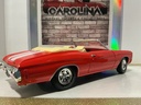 1:18 MAISTO 1971 CHEVROLET CHEVELLE SS 454 CONVERTIBLE RED ON TAN image