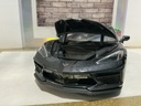 1:18 MAISTO 2020 CORVETTE GRAY/ON BLACK image