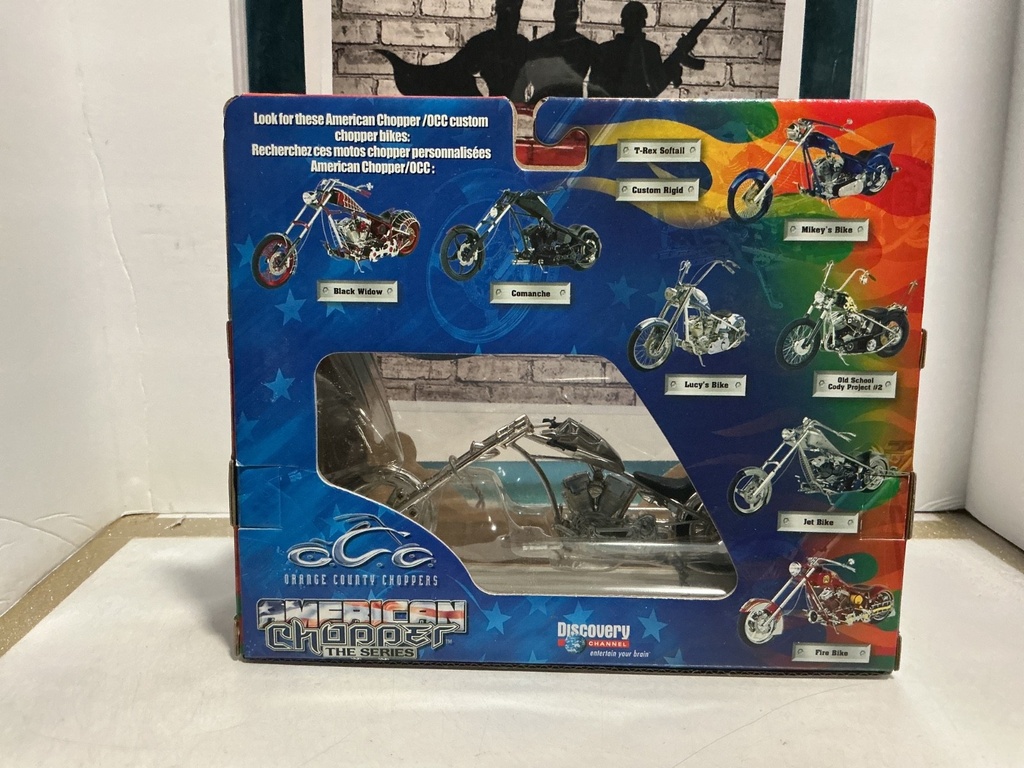 1/18 SCALE O.C.C. CHOPPERS - COMANCHE LIMITED EDITION [SILVER] image