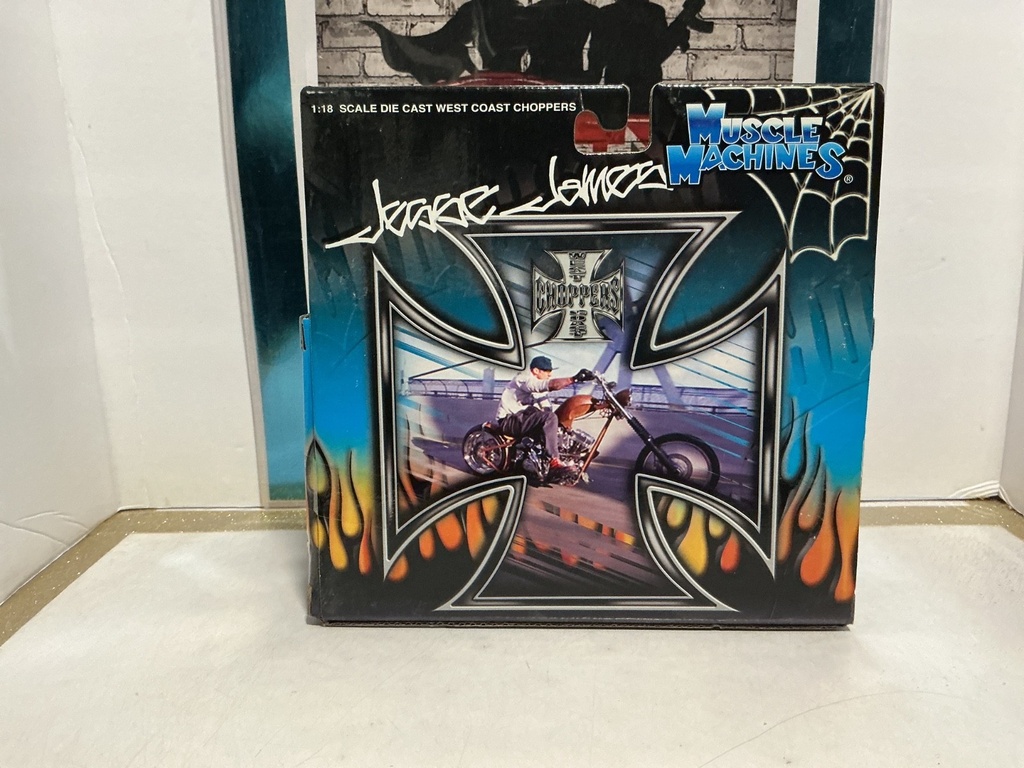 1/18 SCALE WEST COAST CHOPPERS- DIABLO SOFT TAIL SCUFF ON BOX image