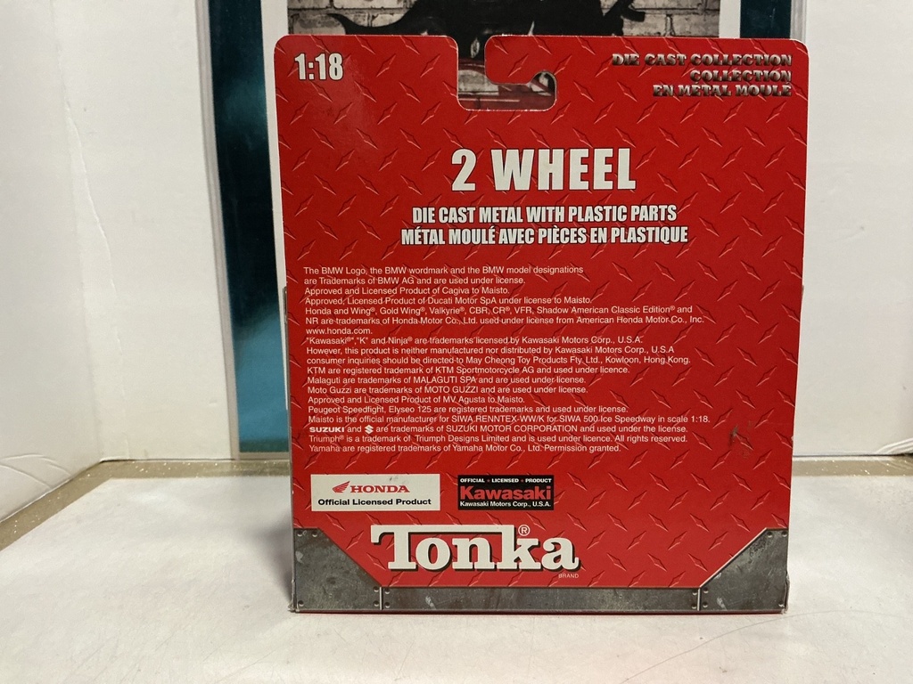 1/18 SCALE - MAISTO/TONKA 2 WHEEL SIWA 500 image