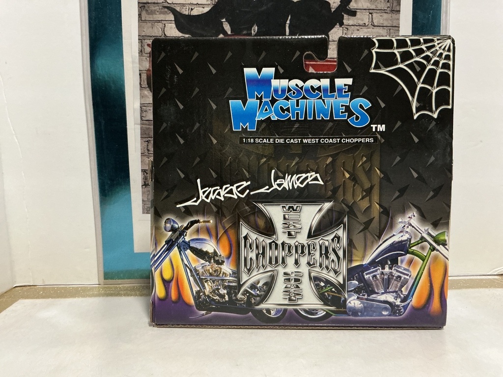 1/18 SCALE WEST COAST CHOPPERS - CHERRY CFL  SCUFF ON BOX image