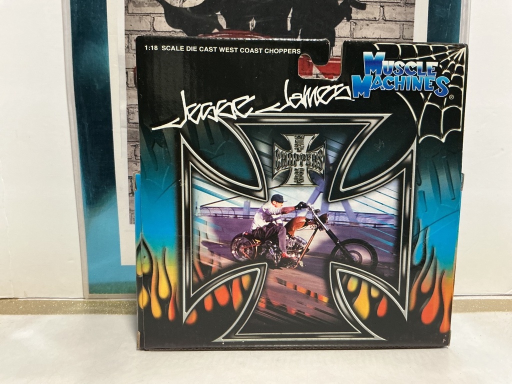 1/18 SCALE WEST COAST CHOPPERS - STURCIS SPECIAL  SCUFF ON BOX image