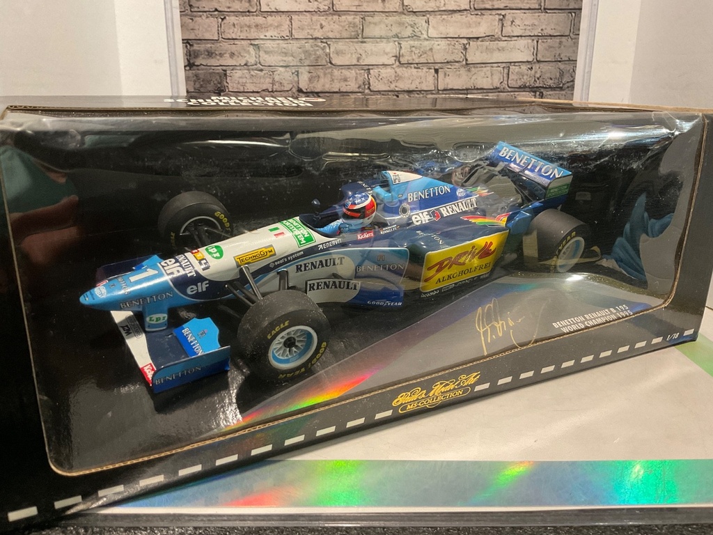 1:18 Minichamps MICHAEL SCHUMACHER BENNETTON RENAULT B195 WORLD CHAMPION 1995 image