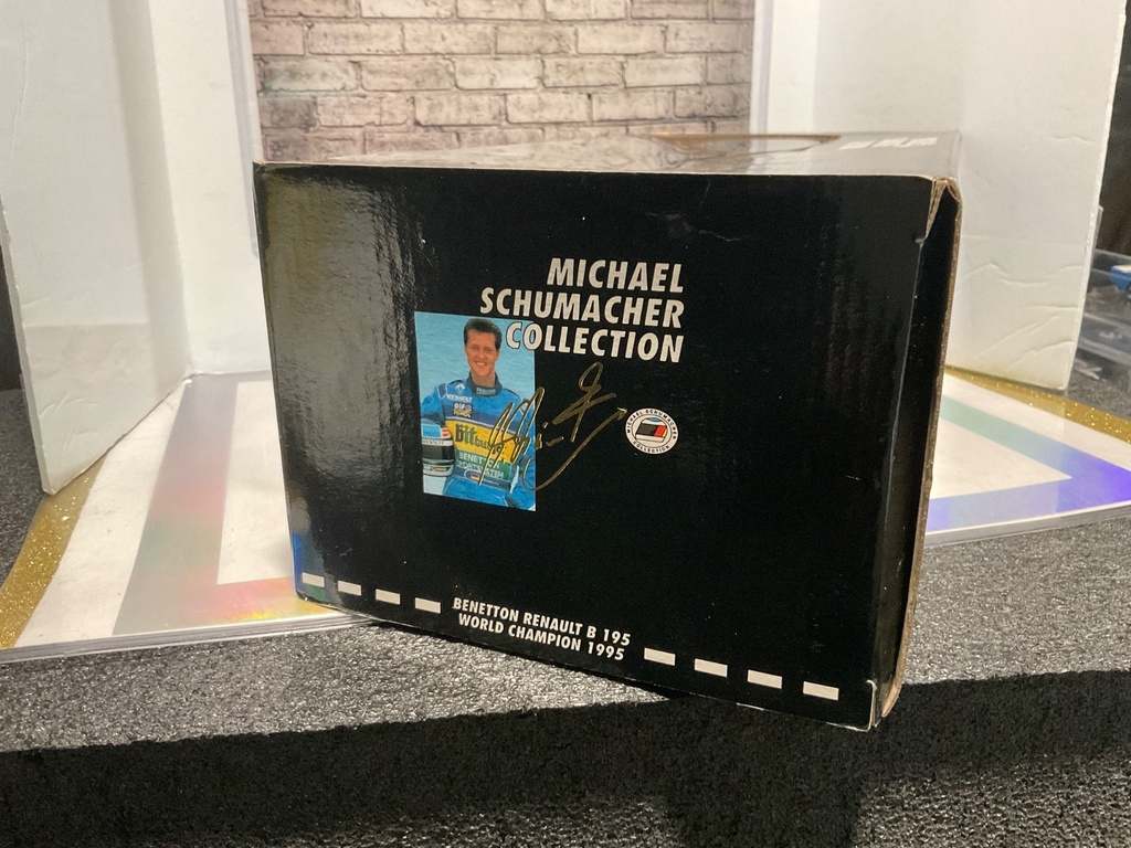 1:18 Minichamps MICHAEL SCHUMACHER BENNETTON RENAULT B195 WORLD CHAMPION 1995 image