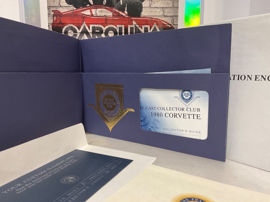 1:24 FRANKLIN MINT 1980 CORVETTE BLACK LE SPECIAL image