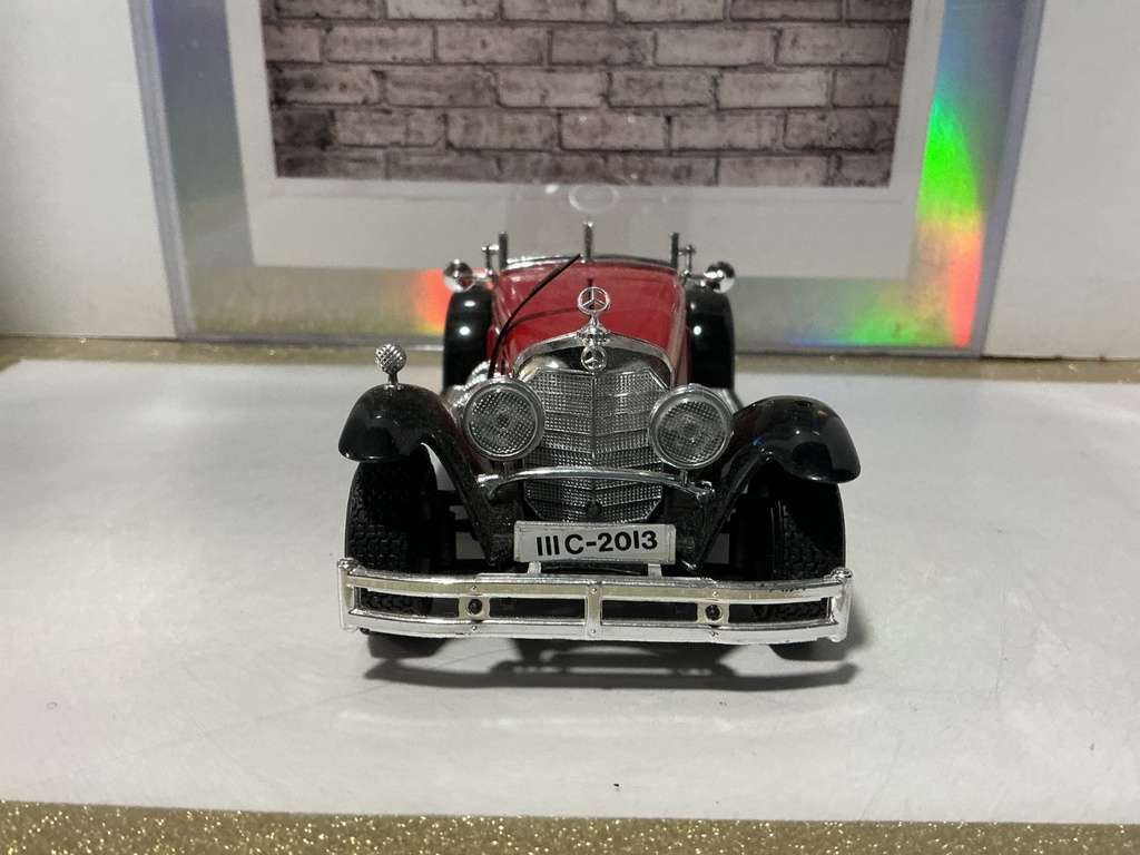 1/24 BBURAGO - MERCEDES SSK [RED] [BROKEN  WINDSHEILD/MISSING PIECES] image