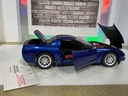 1:24 FRANKLIN MINT  DAD’S C.A.T.S 2002 CORVETTE Z06 BLUE  LE 695 /750 image