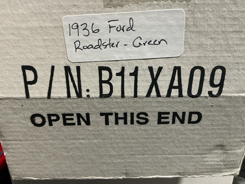 1/24 FRANKLIN MINT - B11XA09 - 1939 FORD ROADSTER [GREEN] image
