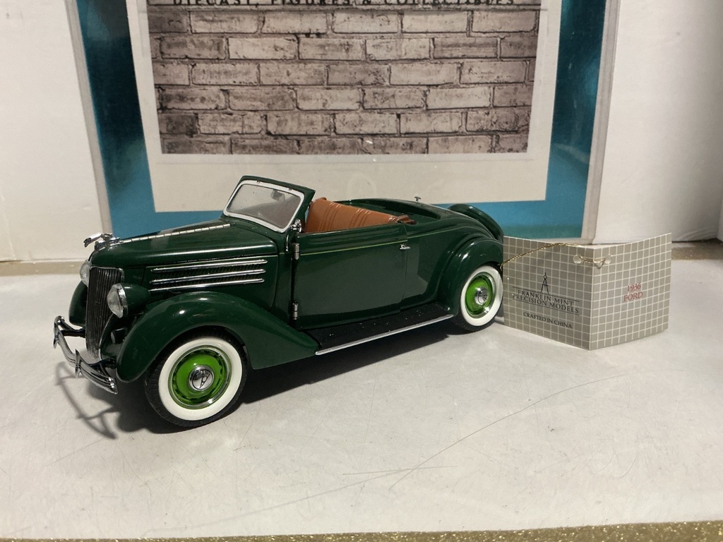 1/24 FRANKLIN MINT - B11XA09 - 1939 FORD ROADSTER [GREEN] image