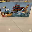 Smurfs Puffi  Jeep Vintage Smurf 1:24 Die Cast New NIB 1984 Burago Italy 80s image
