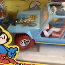 Smurfs Puffi  Jeep Vintage Smurf 1:24 Die Cast New NIB 1984 Burago Italy 80s image