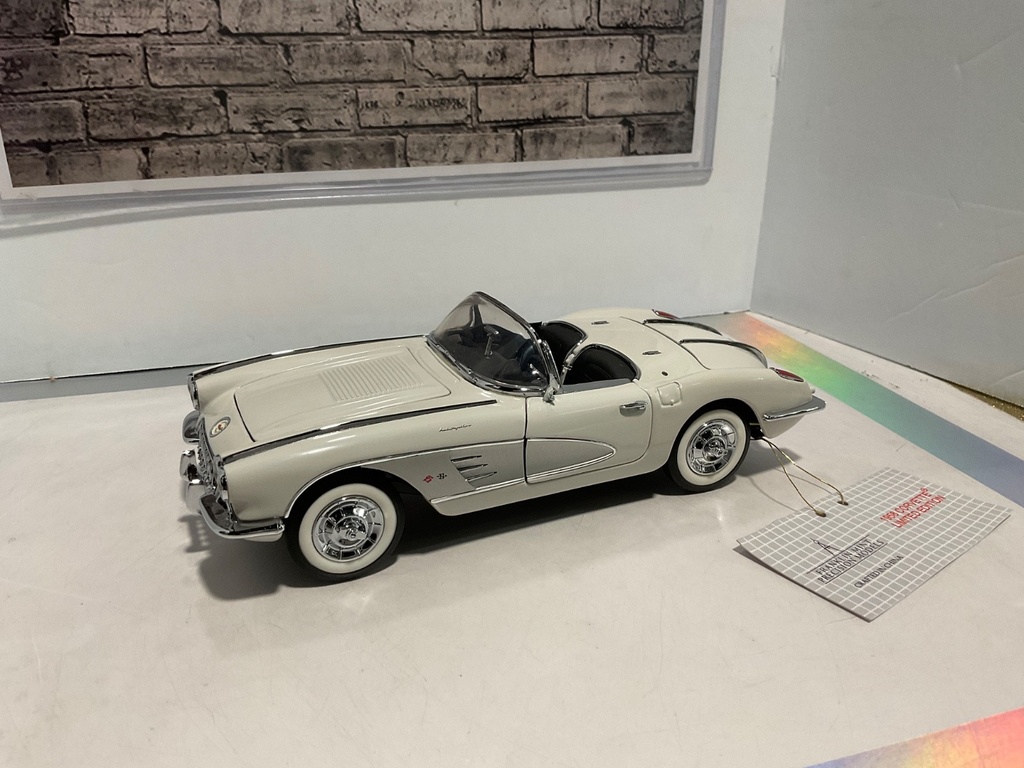 1/24 FRANKLIN MINT 1958 CORVETTE B11D025 image