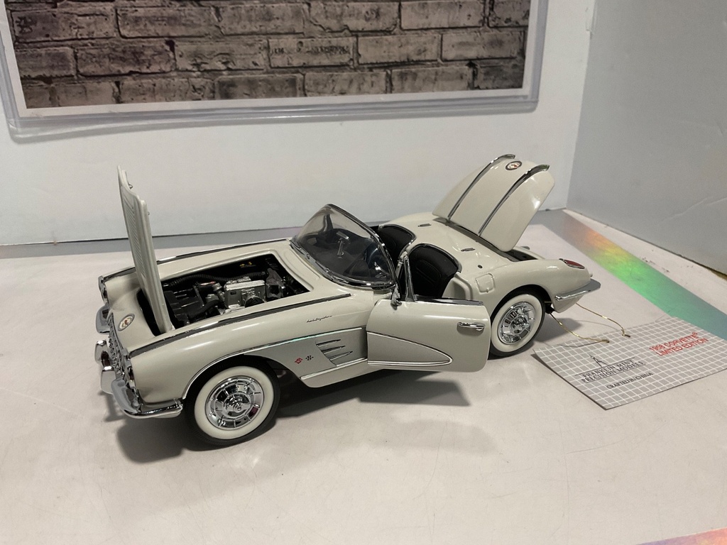 1/24 FRANKLIN MINT 1958 CORVETTE B11D025 image