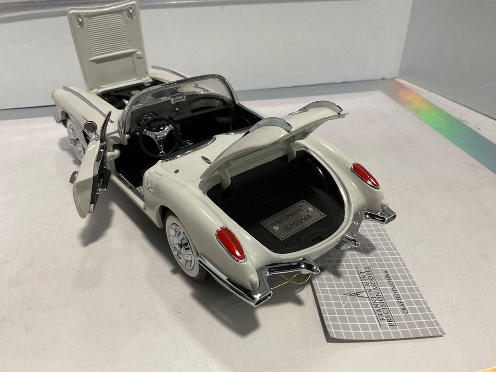 1/24 FRANKLIN MINT 1958 CORVETTE B11D025 image