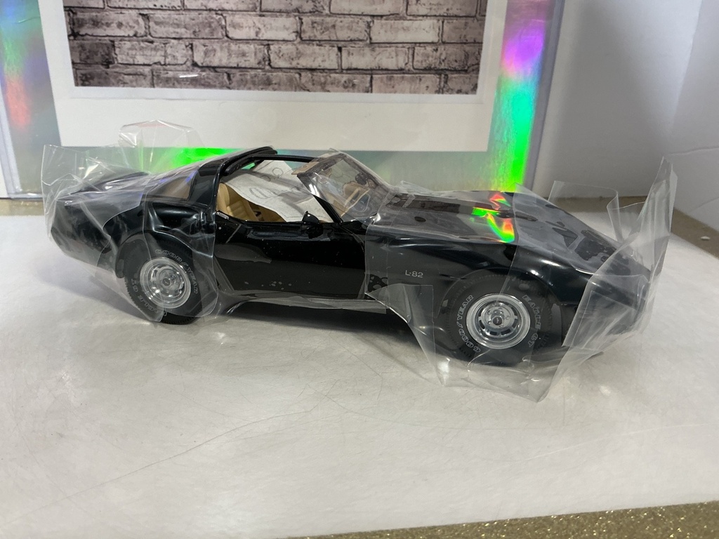 1:24 FRANKLIN MINT 1980 Black Corvette2004 special limited edition collectorclub image