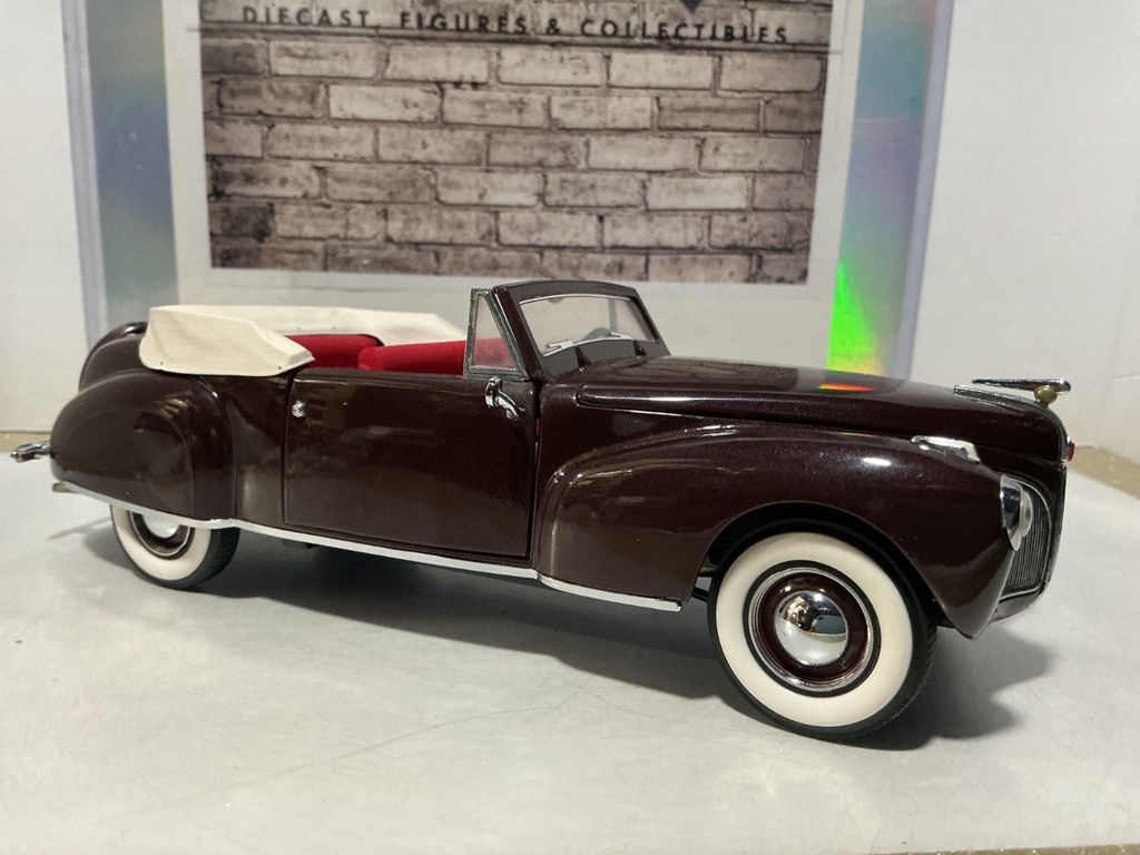 1/24 FRANKLIN MINT - 1941 Lincoln Continental [LIGHT RASHES/MISSING MRROR] image