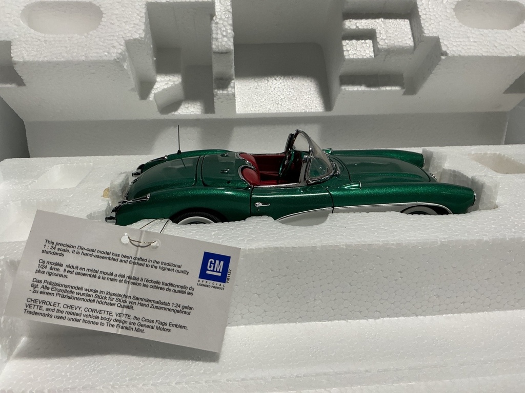 1:24 FRANKLIN MINT SANTA’S CORVETTE HIGHTOWER COLLECTIBLES 491/500 NO PAPERWORK image
